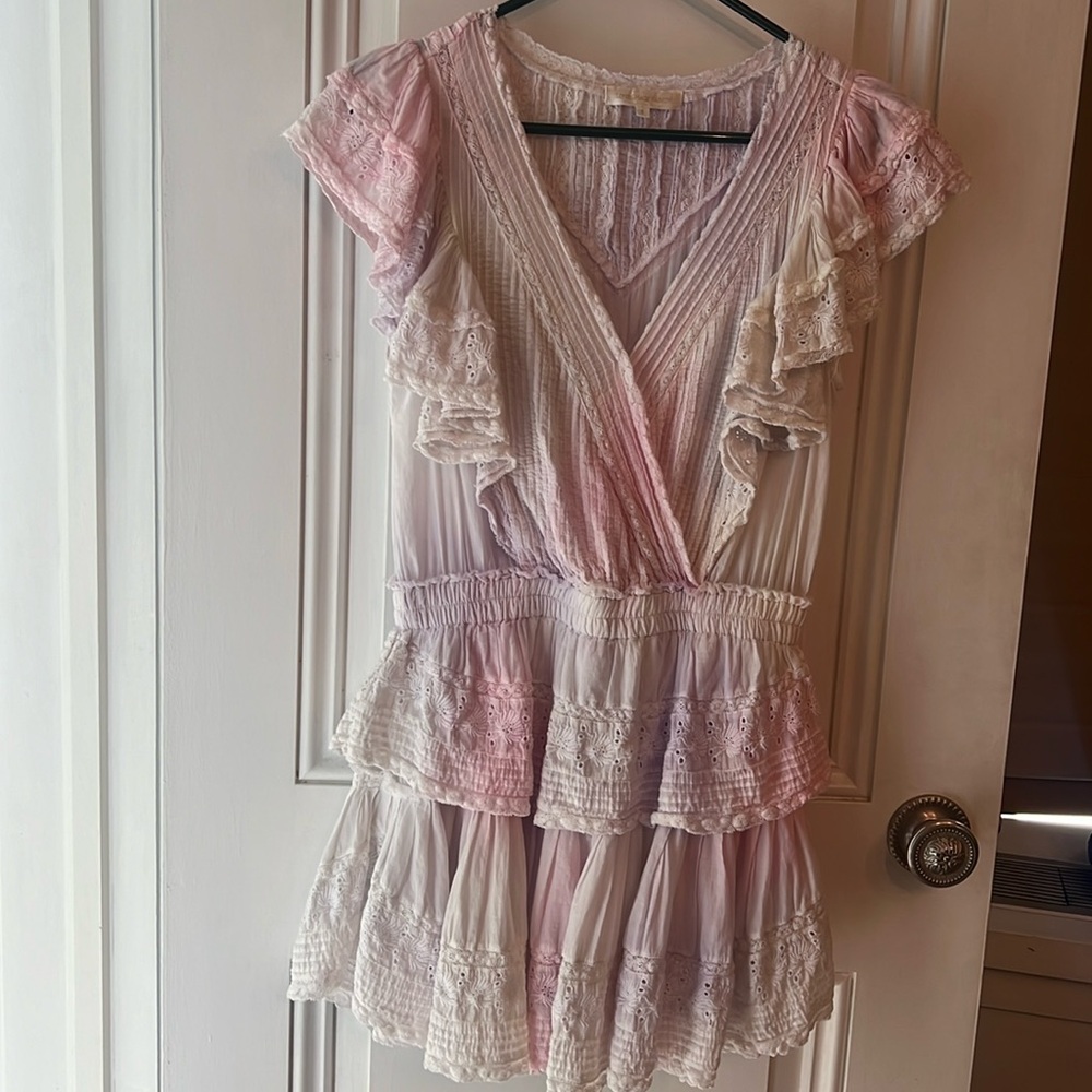 Love Shack Fancy tiered ruffle mini dress - Picture 2 of 14